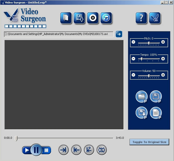 Screenshot for Video Surgeon 1.1.1.13