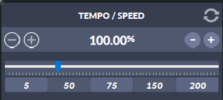 Speed or Tempo Change